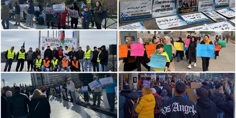 تظاهرات سراسری برای توقف نسلکشی هزارهها